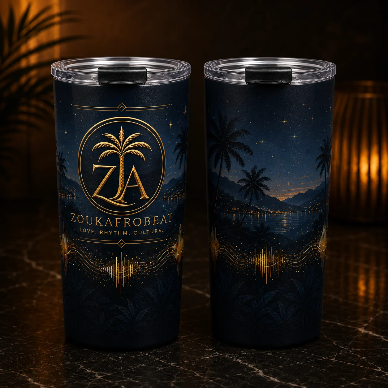 ZoukAfrobeat Stainless Steel Tumbler