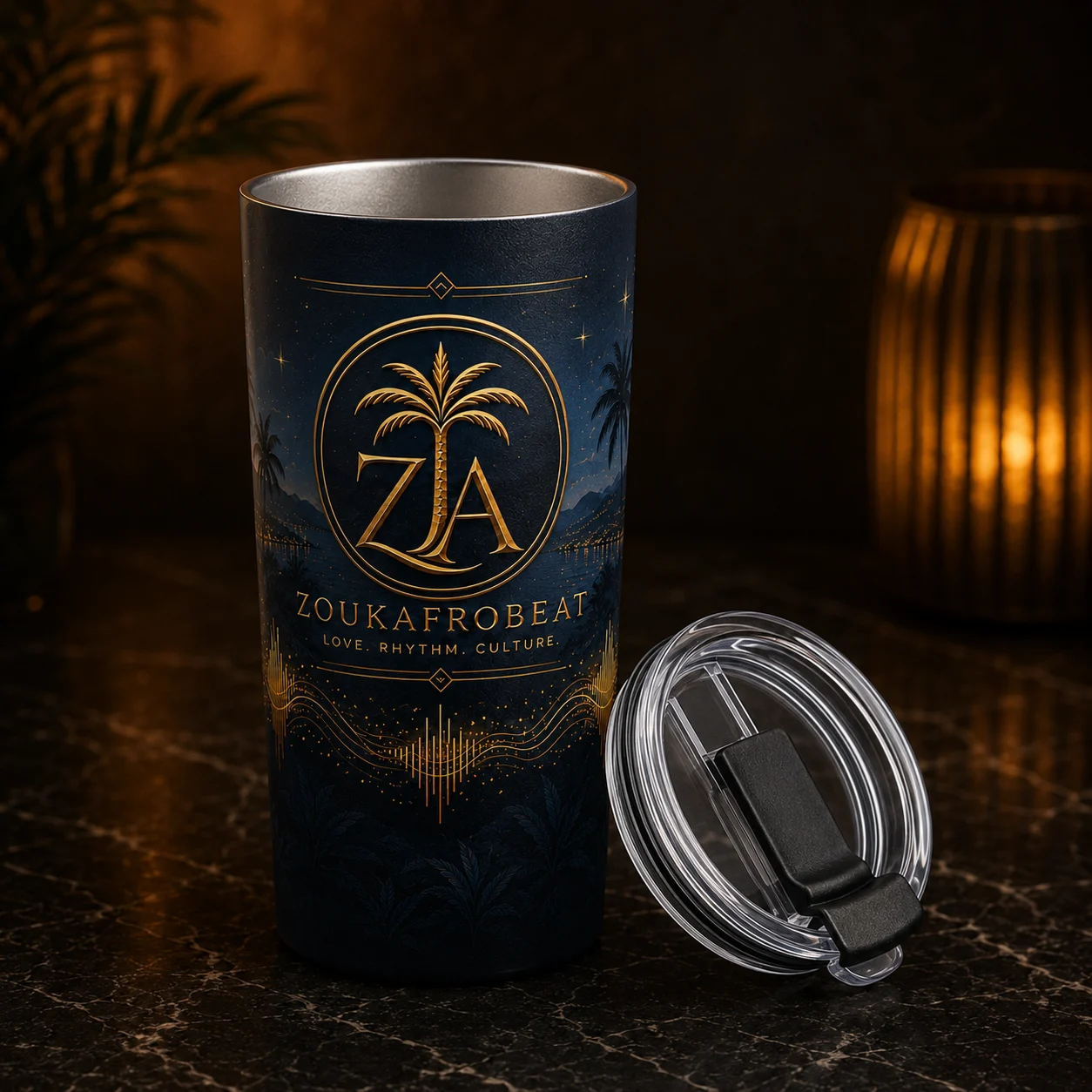 ZoukAfrobeat Stainless Steel Tumbler